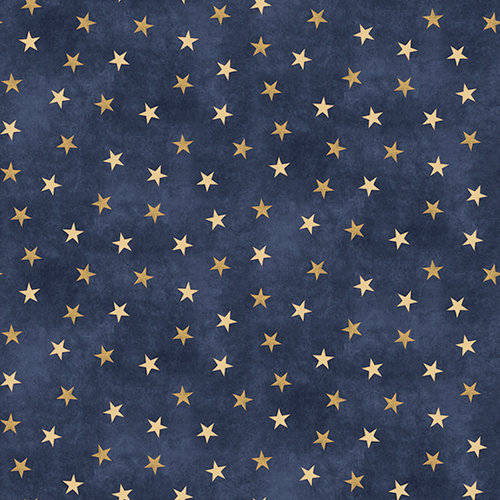 SugarTree - 12 x 12 Paper - Blue and Gold Stars