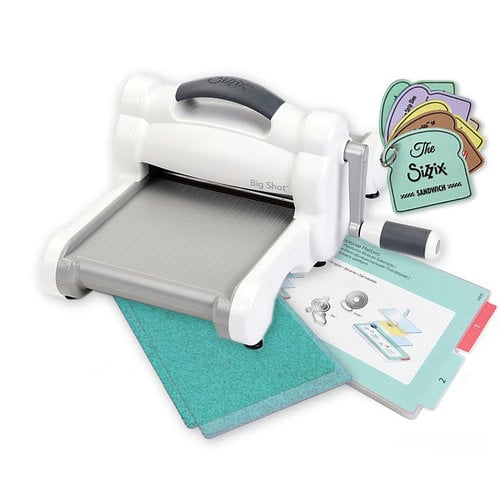 Sizzix - Big Shot Machine - White and Gray - With Exclusive Ocean Cutting  Pads