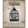 Sizzix - Tim Holtz - Alterations Collection - Bigz Die - Caged Bird