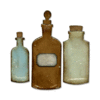 Sizzix - Tim Holtz - Alterations Collection - Bigz Die - Halloween - Apothecary Bottles