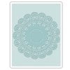 Sizzix - Tim Holtz - Alterations Collection - Texture Fades - Embossing Folder - Doily