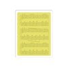 Sizzix - Jillibean Soup - Textured Impressions - Embossing Folder - Sheet Music 3