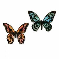 Sizzix - Tim Holtz - Alterations Collection - Thinlits Dies - Mini Detailed Butterflies