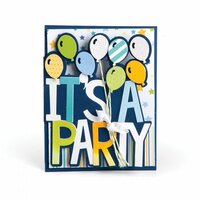 Sizzix - Framelits Dies - Card, It's a Party Drop-ins