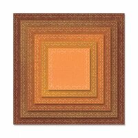 Sizzix - Tim Holtz - Alterations Collection - Framelits Die - Stitched Squares