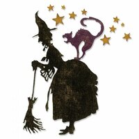 Sizzix - Tim Holtz - Alterations Collection - Halloween - Thinlits Die - Witchcraft