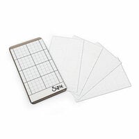Sizzix - Sticky Grid Sheets - 2.5 x 4.5 - 5 Pack