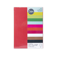 Sizzix - Surfaces - 8.5 x 11 - Cardstock Pack - 60 Pack - Festive Colors