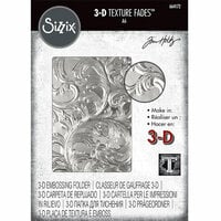 Sizzix - Tim Holtz - Alterations Collection - 3D Texture Fades - Embossing Folder - Elegant