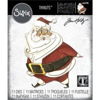 Sizzix - Tim Holtz - Christmas - Thinlits Dies - Jolly St. Nick
