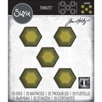 Sizzix - Tim Holtz - Thinlits Dies - Stacked Tiles - Hexagons