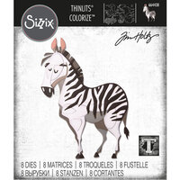 Sizzix - Tim Holtz - Thinlits Dies - Winifred - Colorize