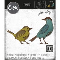 Sizzix - Tim Holtz - Thinlits Dies - Feathered Friends