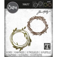 Sizzix - Tim Holtz - Thinlits Dies - Funky Wreath