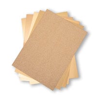 Sizzix - Surfacez Collection - 8.25 x 11.75 - Opulent Cardstock Pack - Gold - 50 Pack