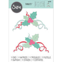 Sizzix - Christmas - Thinlits Dies - Boughs of Holly