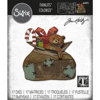 Sizzix - Tim Holtz - Thinlits Dies - Toyland Colorize