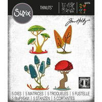 Sizzix - Tim Holtz - Thinlits Dies - Funky Toadstools