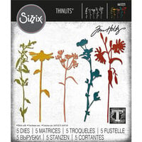 Sizzix - Tim Holtz - Thinlits Dies - Wildflower Stems 03
