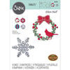 Sizzix - Thinlits Dies - Wreath and Snowflake