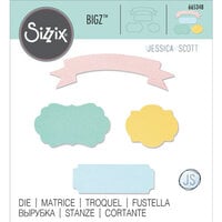 Sizzix - Bigz Dies - Banners and Labels