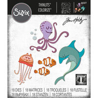 Sizzix - Tim Holtz - Thinlits Dies - Under the Sea No. 1 Colorize