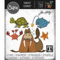 Sizzix - Tim Holtz - Thinlits Dies - Under the Sea No. 2 Colorize
