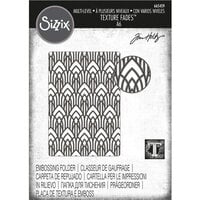 Sizzix - Christmas - Tim Holtz - Multi-Level Texture Fades - Embossing Folder - Arched