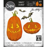 Sizzix - Tim Holtz - Thinlits Dies - Pumpkin Patch Colorize