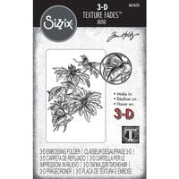 Sizzix - Christmas - Tim Holtz - 3D Texture Fades - Embossing Folder - Mini Poinsettia
