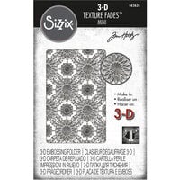 Sizzix - Christmas - Tim Holtz - 3D Texture Fades - Embossing Folder - Mini Kaleidoscope
