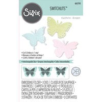 Sizzix - Switchlits - Embossing Folder - Detailed Butterfly