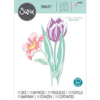 Sizzix - Thinlits Dies - Layered Spring Flowers