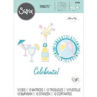Sizzix - Thinlits Dies - Bottles and Glasses