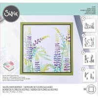 Sizzix - Layered Stencils - Wildflowers - 4 Pack