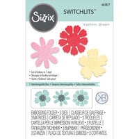 Sizzix - Switchlits - Embossing Folder - Detailed Blooms