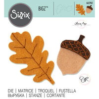 Sizzix - Bigz Dies - Acorn and Oak Leaf