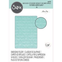 Sizzix - Multi-Level Textured Impressions - Embossing Folder - Geo Crystals
