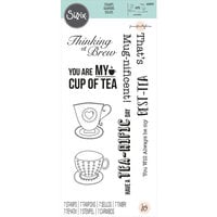 Sizzix - Clear Acrylic Stamps - Tea-rific