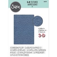 Sizzix - 3D Textured Impressions - Embossing Folder - Ornamental Spiral