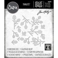 Sizzix - Tim Holtz - Christmas - Thinlits Dies - Pine Patterns