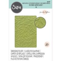 Sizzix - Multi-Level Textured Impressions - Embossing Folder - Delicate Leaves
