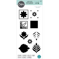 Sizzix - Clear Acrylic Stamps - Layered Geo Repeat