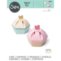 Sizzix - Thinlits Dies - Fabulous Cupcake Box