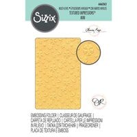 Sizzix - Multi-Level Textured Impressions - Mini Embossing Folder - Scattered Florals
