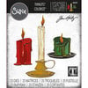 Sizzix - Tim Holtz - Christmas - Thinlits Dies - Candleshop Colorize