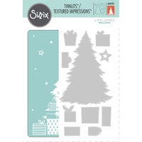 Sizzix - Christmas - Thinlits Dies with Textured Impressions Embossing Folder - Sparkle Tree