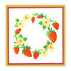 Sizzix - Layered Stencils - Strawberry Wreath