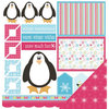 Three Bugs In a Rug - Snow Much Fun Collection - 12 x 12 Double Sided Paper - Snow Cut Outs
