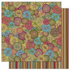 TaDa Creative Studios - Bountiful Blooms Collection - 12 x 12 Double Sided Paper - Kaleidoscope, CLEARANCE